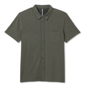 Vuori Men's Short Sleeve Ace Button Down Polo Shirt In Oregano - Small